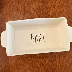 Rae Dunn Cream Ceramic Bakeware